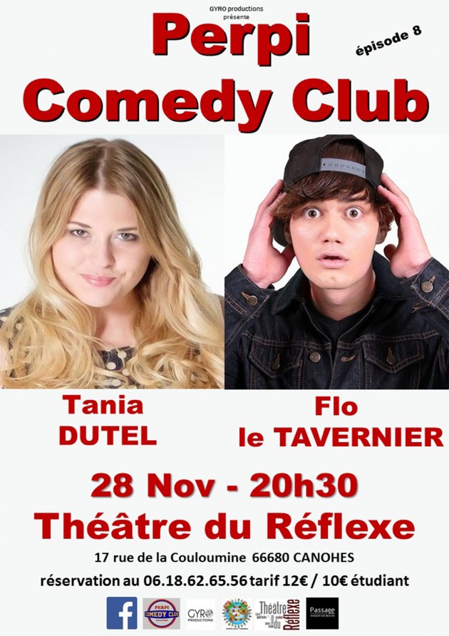 Canohès : Le Perpi Comedy Club au théâtre Le réflexe
