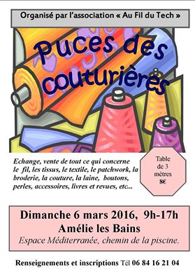 Amélie les bains : Puces des couturières