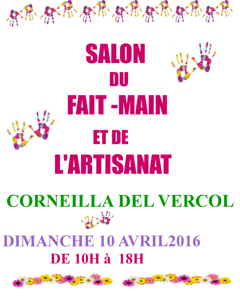 salon du fait main et de l'artisanat Corneilla del Vercol