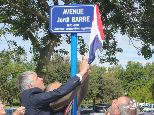 Argelès-sur-Mer : l’avenue Jordi-Barre a été inaugurée le 23 avril