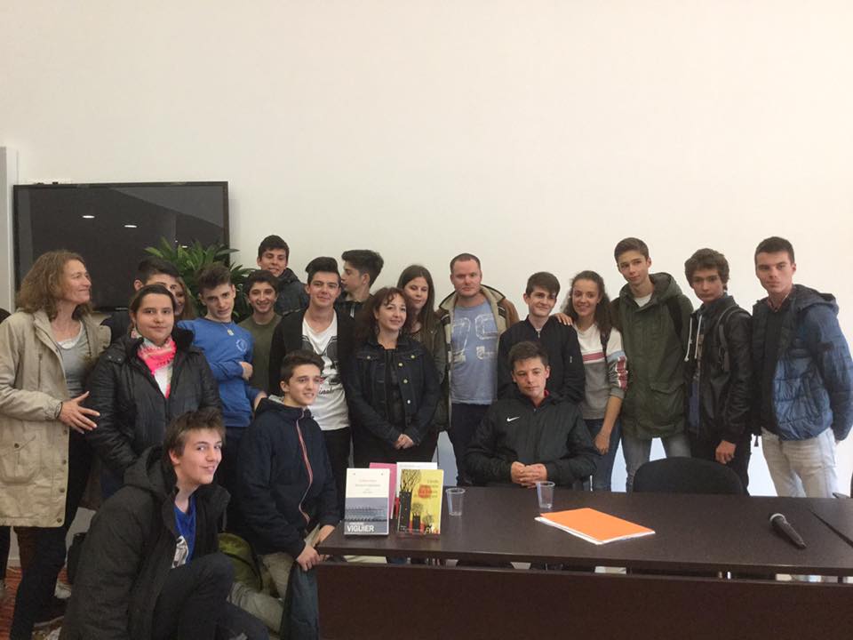 1 300 élèves venus à la rencontre de Baptiste Beaulieu, Prix Méditerranée des Lycéens 2016