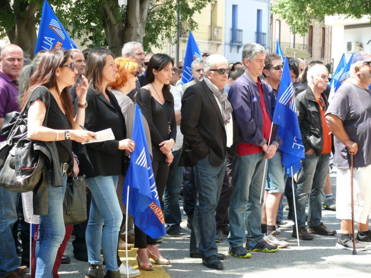 Des Policiers retraités étaient présents