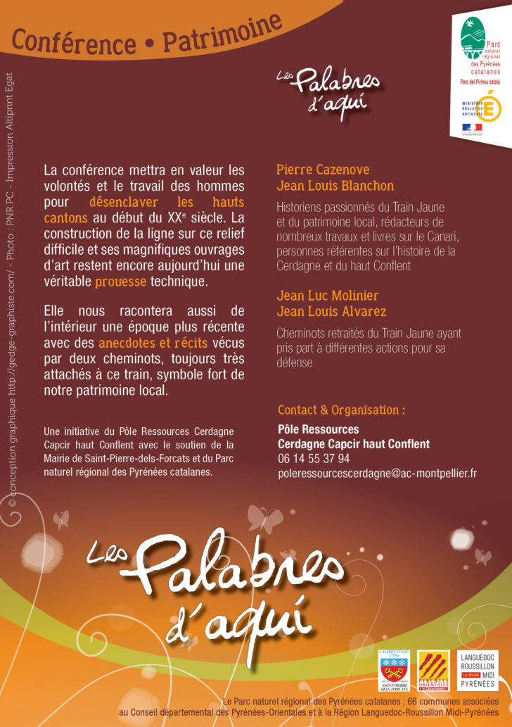 Train Jaune conférence - Affiche