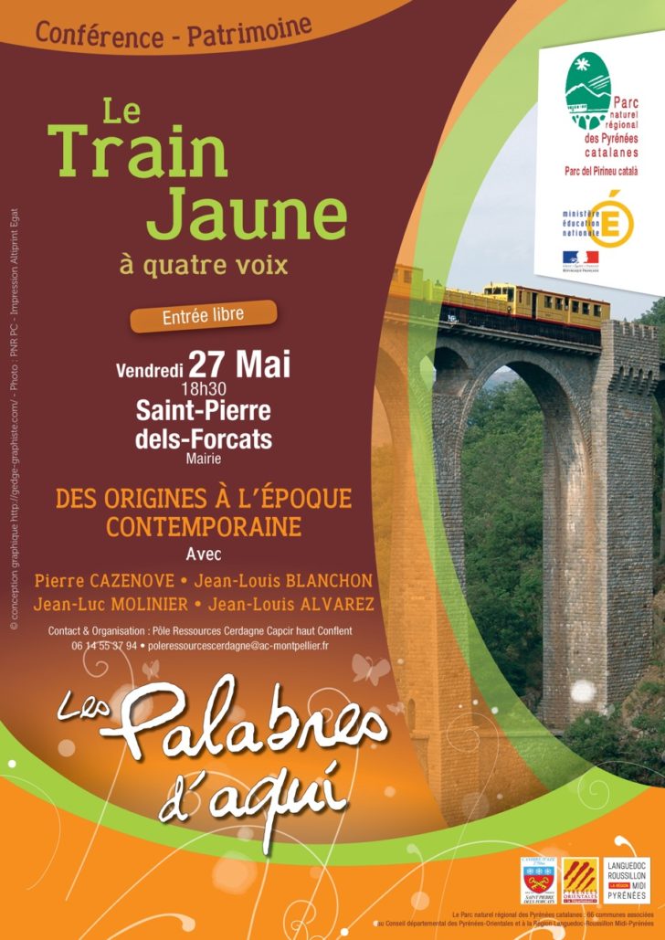 Train Jaune conférence - Affiche