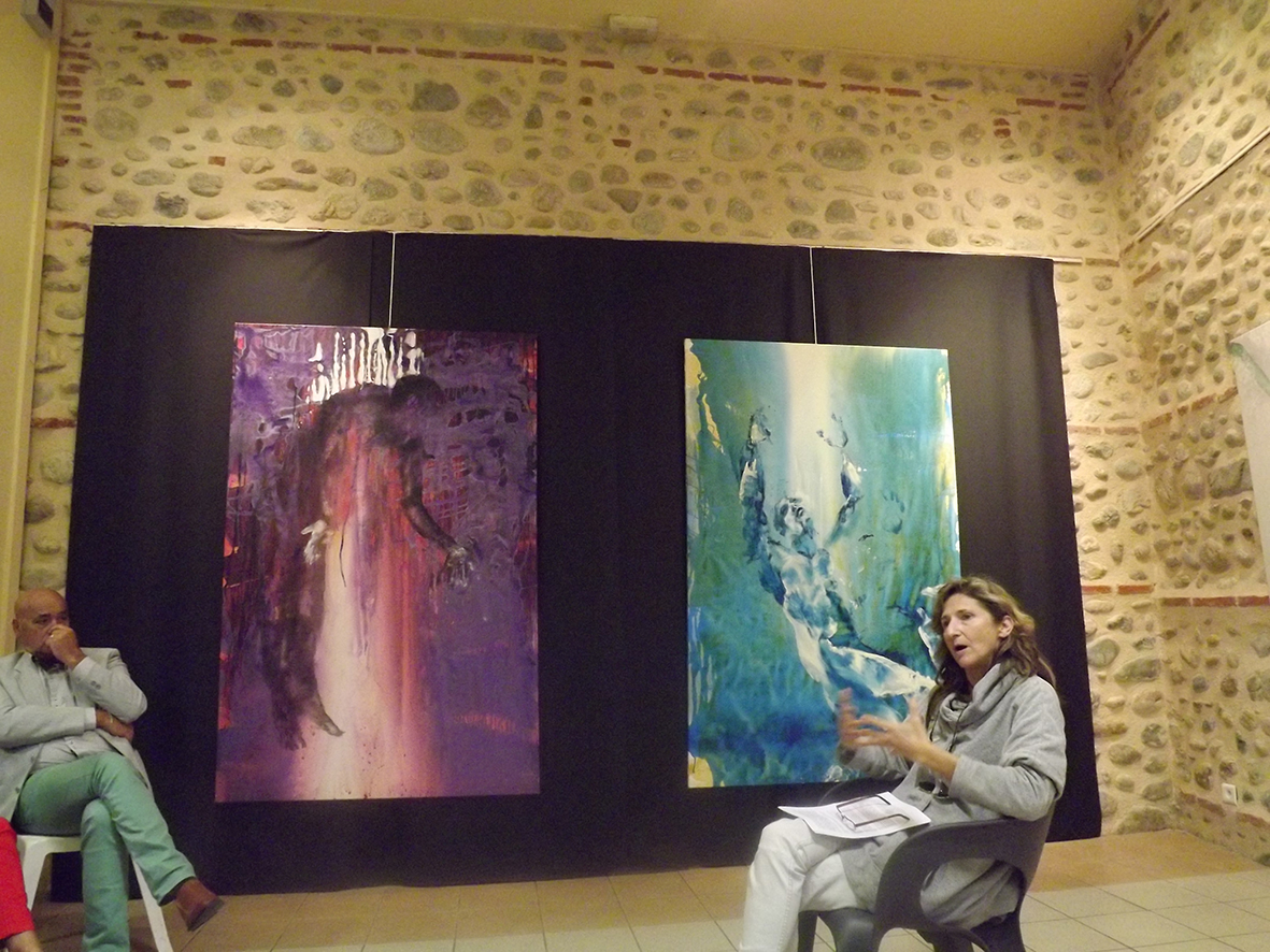 Expo libre comme l’Art au Soler : La causerie par l’artiste peintre Zeyno Arcan, un moment rare et magique