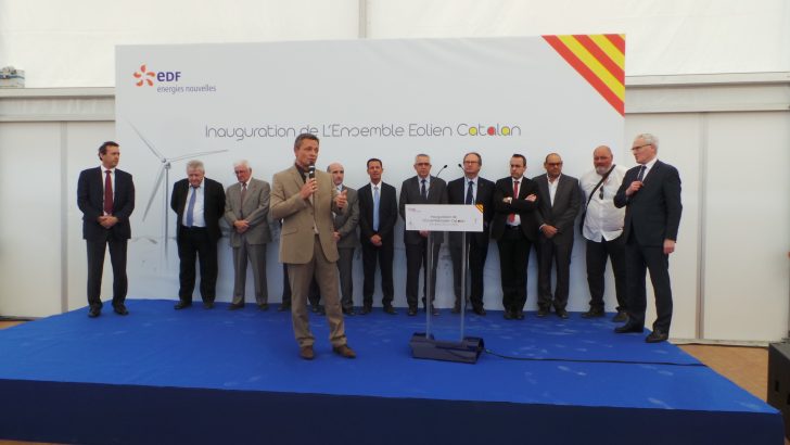 EDF et Perpignan Méditerranée Métropole ont inauguré le plus puissant parc éolien en France !