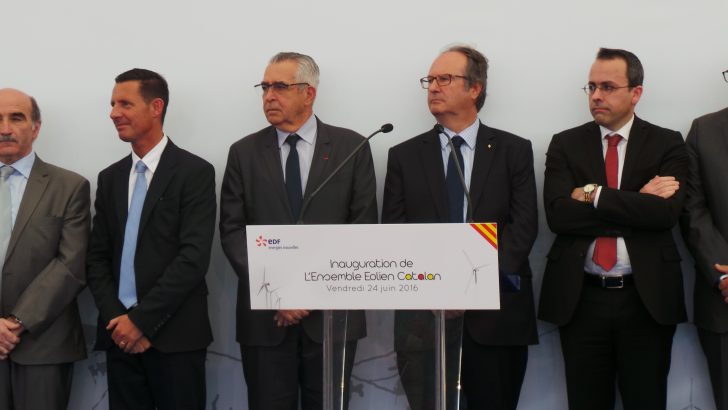 EDF et Perpignan Méditerranée Métropole ont inauguré le plus puissant parc éolien en France !