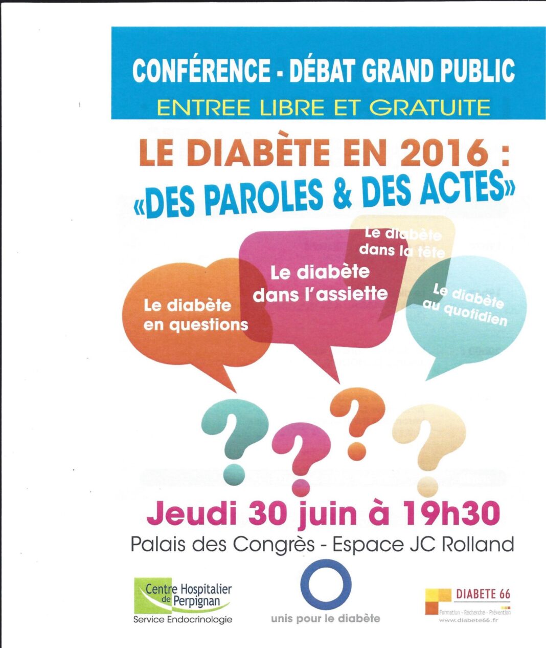 Conférence sur le diabète
