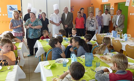 « Le menu des Toques Blanches » dans nos restaurants scolaires