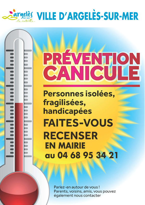 Recensement canicule Argels-sur-Mer