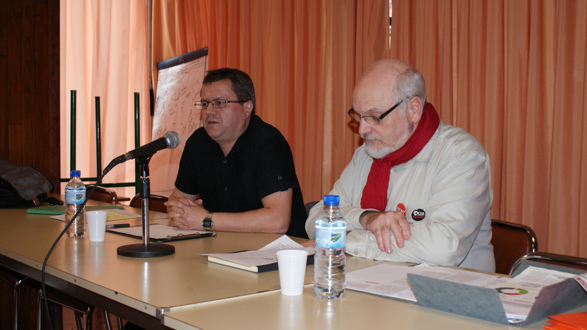 Thuir 23 mai 2016 Francis Daspe et Alain Mih