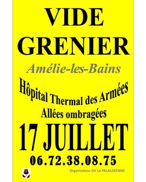 La GV fait son vide grenier à Amélie les bains