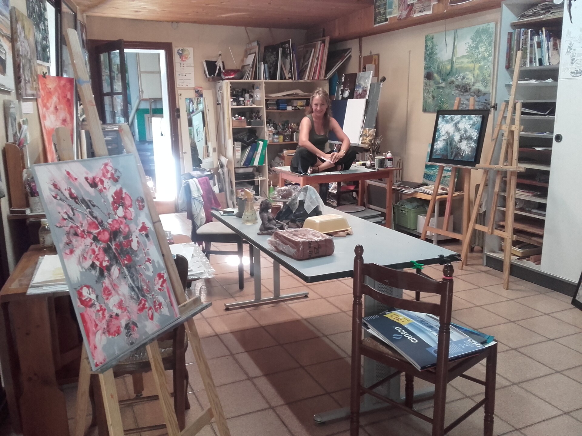 Estagel : journée « Porte ouverte » à l’atelier de Marguerite Briu