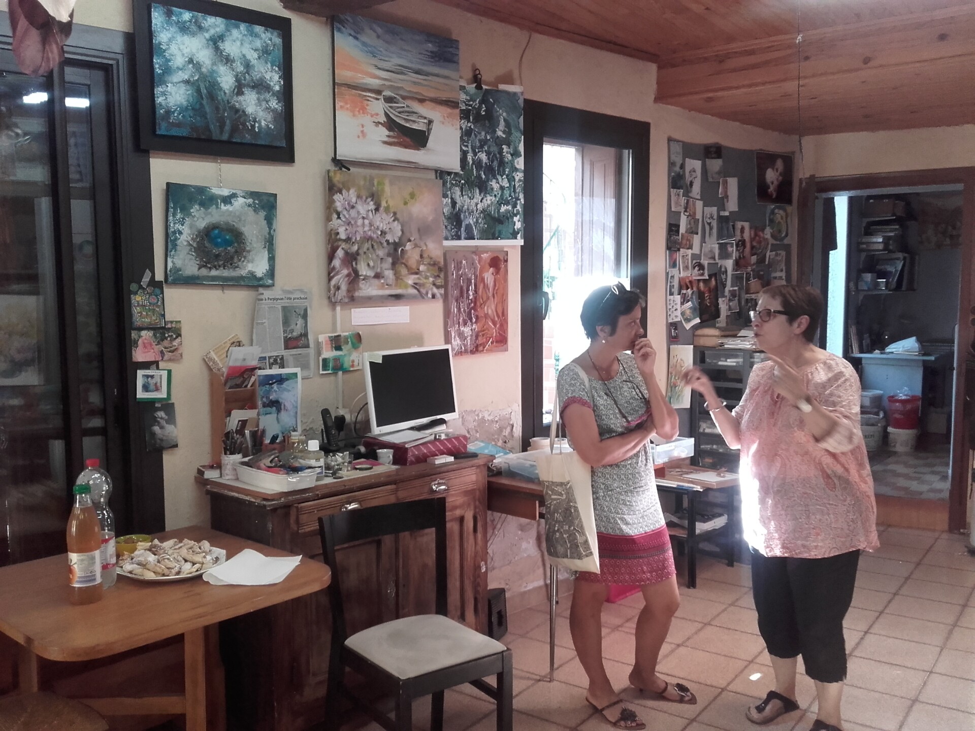 Estagel : l’atelier de peinture de Marguerite Briu