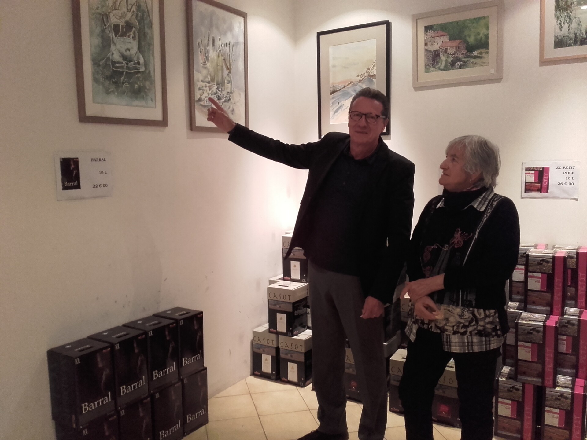 Estagel : Rose-Marie Saez expose ses peintures au caveau
