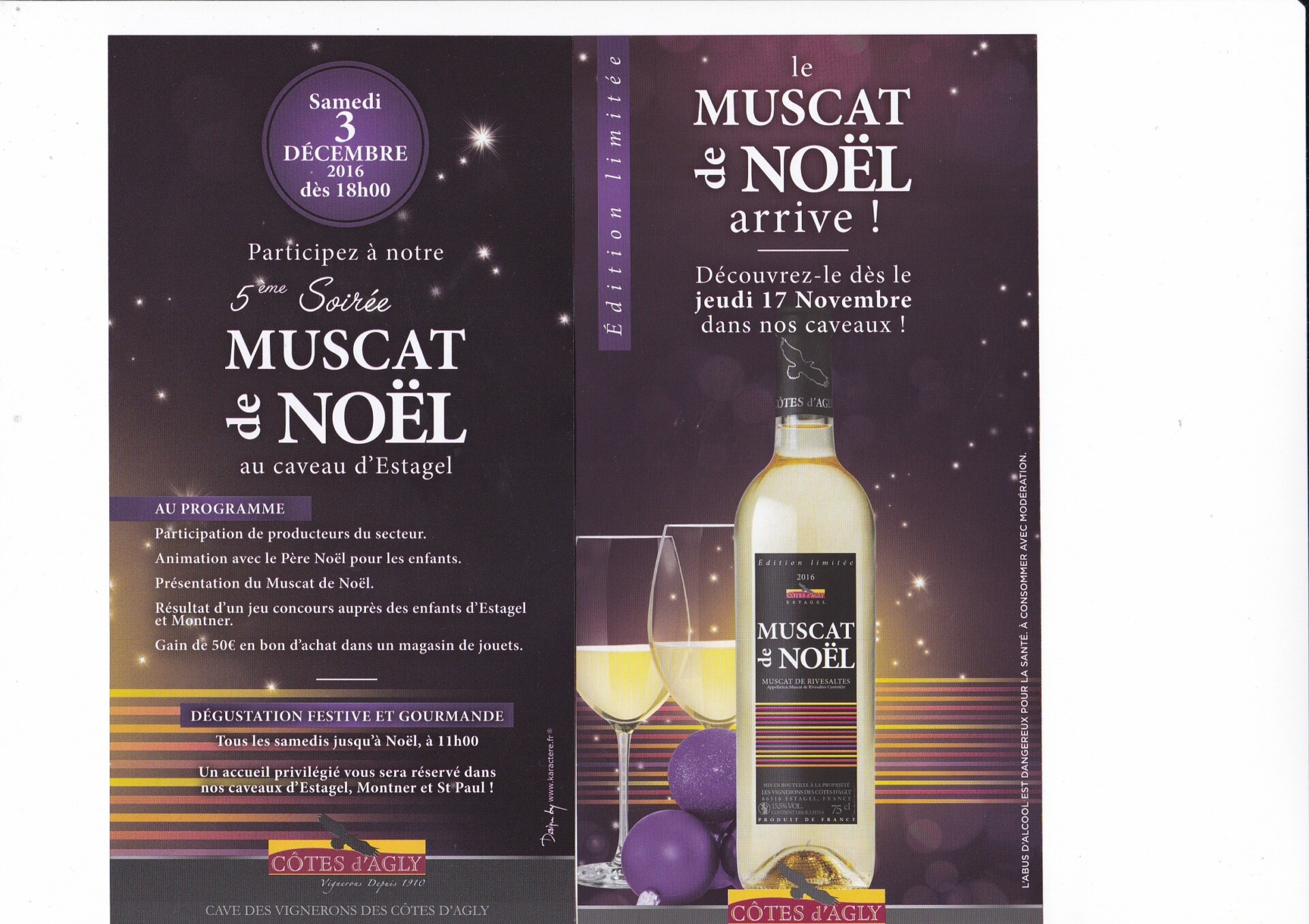 Estagel : le père et le muscat de … Noël