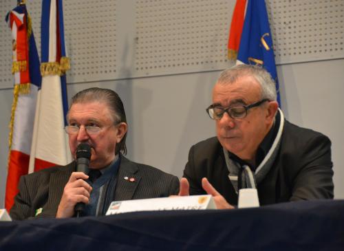 Gilbert Llong et Yves Porteix