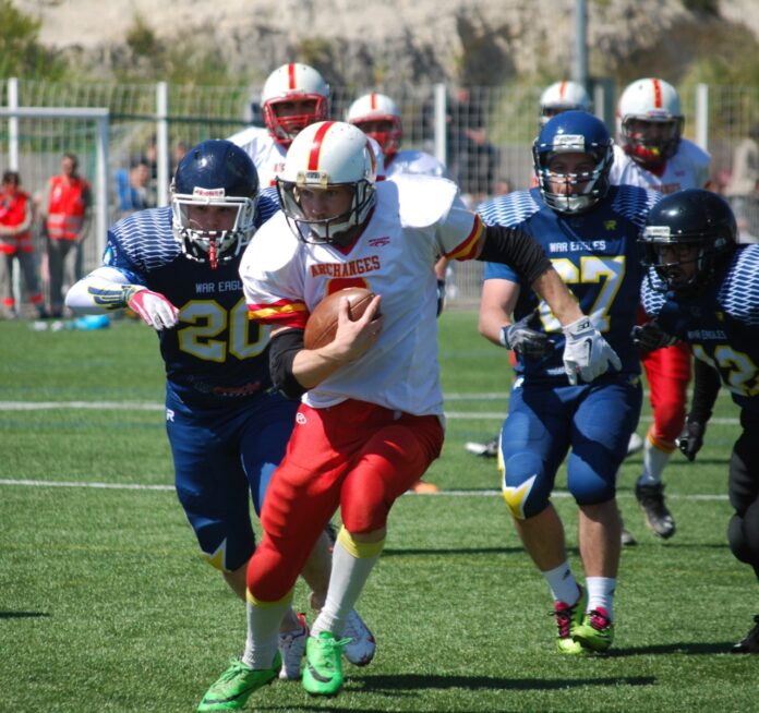 football-americain-archanges-de-perpignan-jouent-premier-match-de-championnat-22-janvier