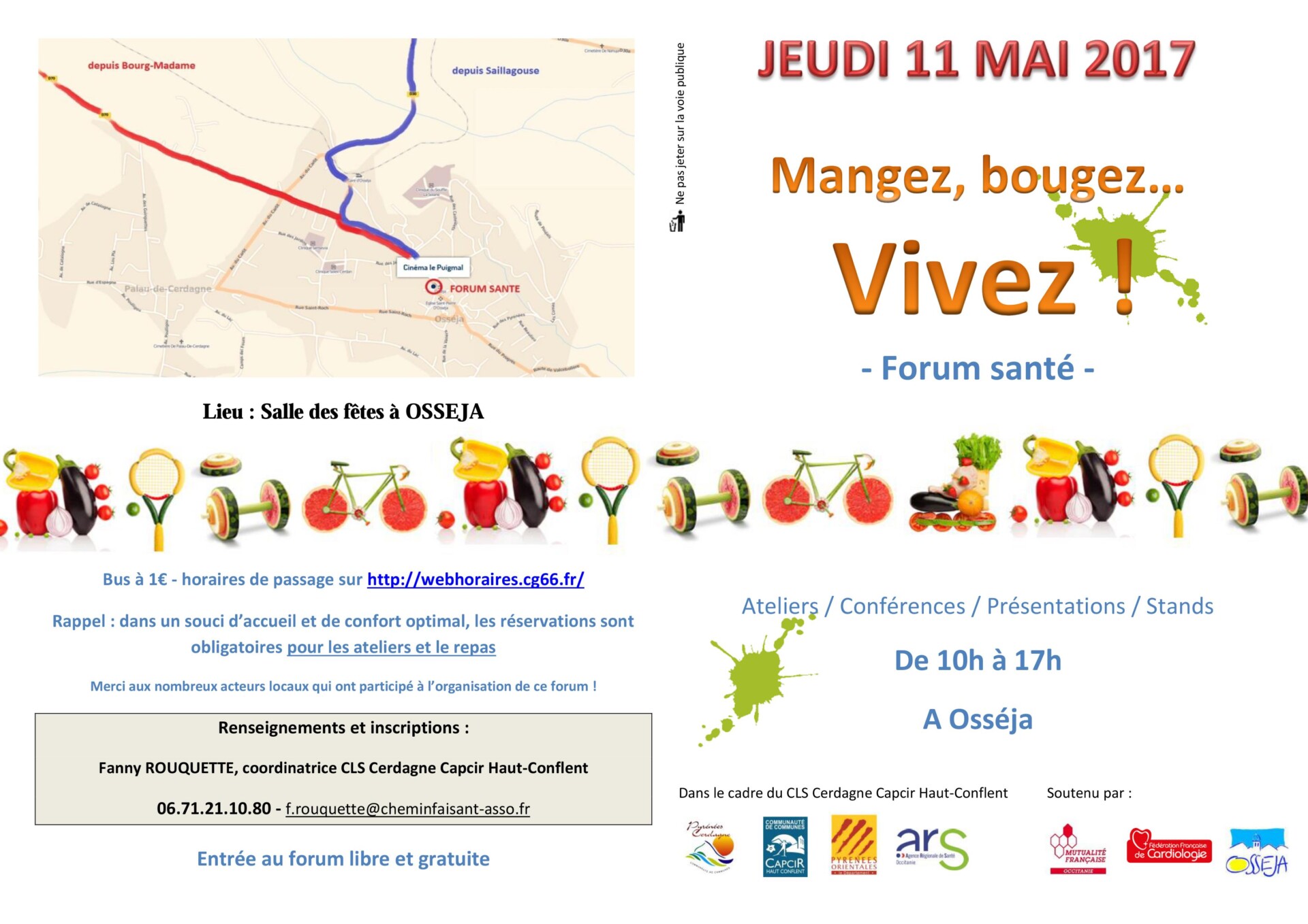 32 stands au forum santé à la salle des fêtes d’Osséja