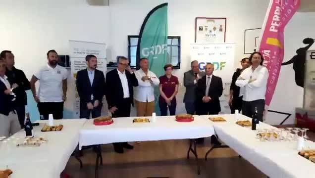 La ville de Perpignan et GRDF inaugurent le nouveau playground du gymnase Pons à l’occasion de la fête du mini basket