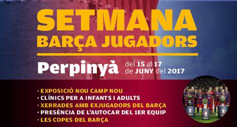 Les anciens joueurs du Barça organisent la Setmana Barça Jugadors à Perpignan
