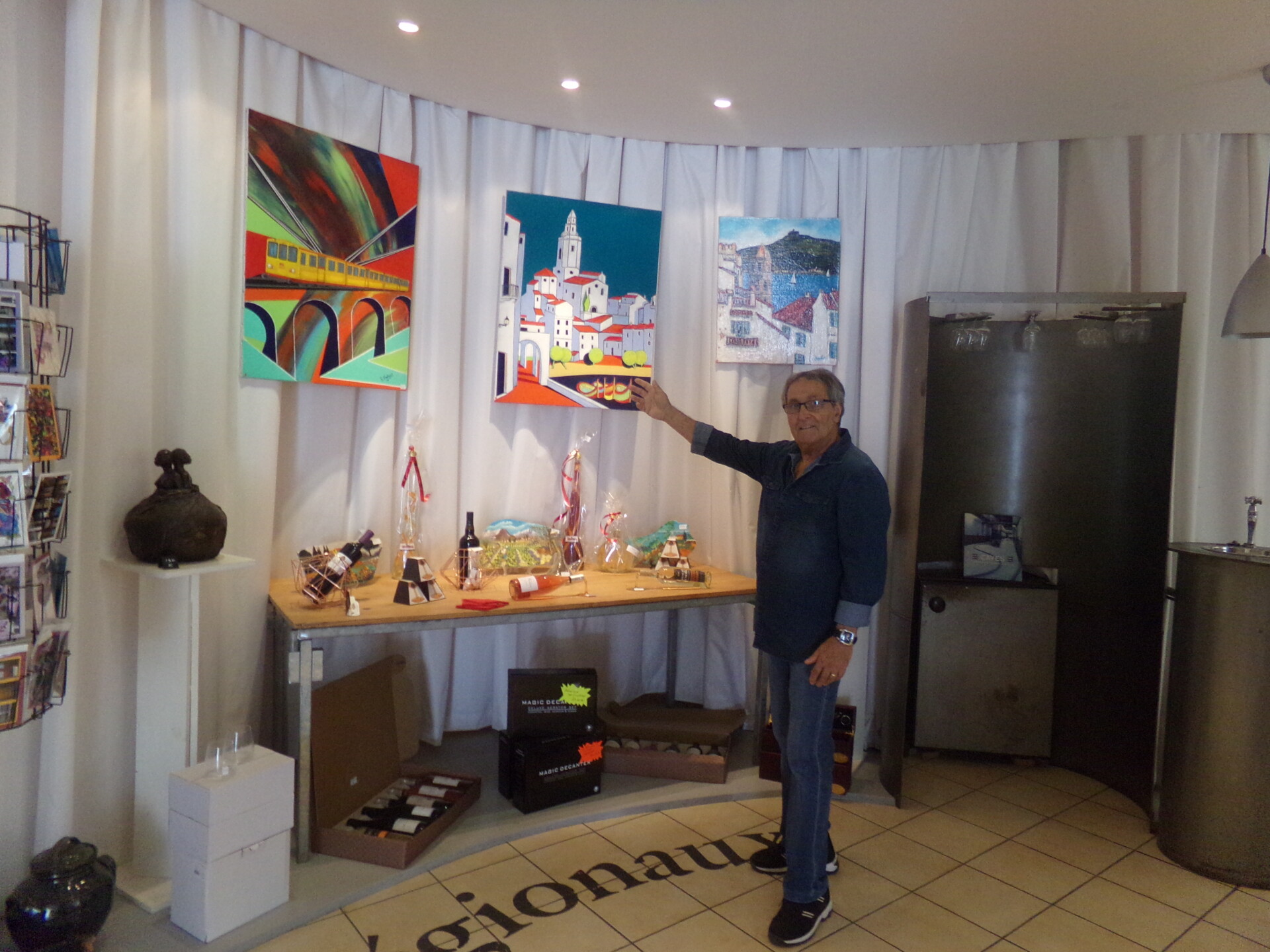 Estagel/ Exposition : Rogelio Martinez expose au caveau