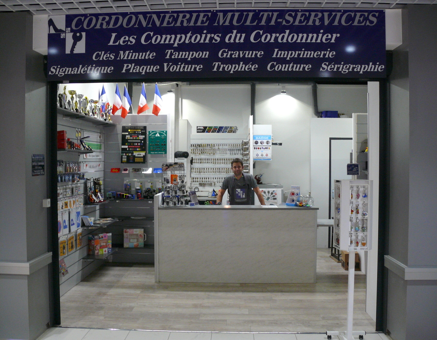 Nouveau concept d’une cordonnerie Multiservices à la galerie marchande du Centre Leclerc de Le Boulou
