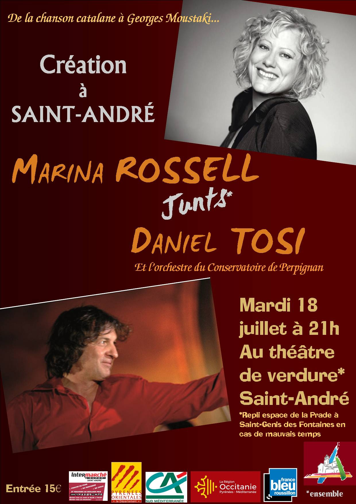 De la chanson Catalane à Georges Moustaki à Saint André