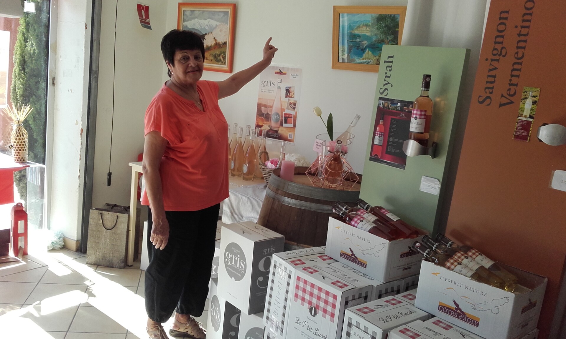 Estagel/ Exposition : Lydie Coll au caveau