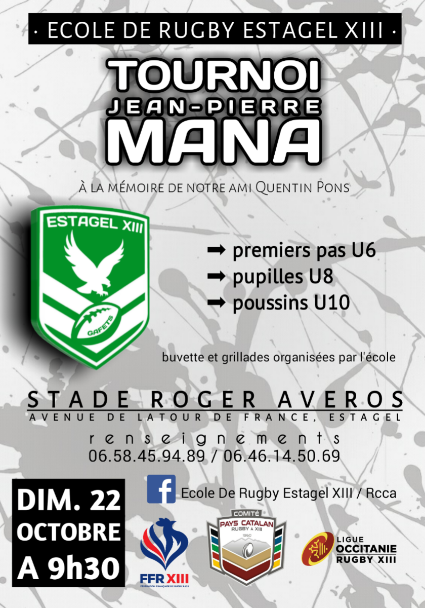 Estagel/ Tournoi : l’école de rugby à XIII en fête