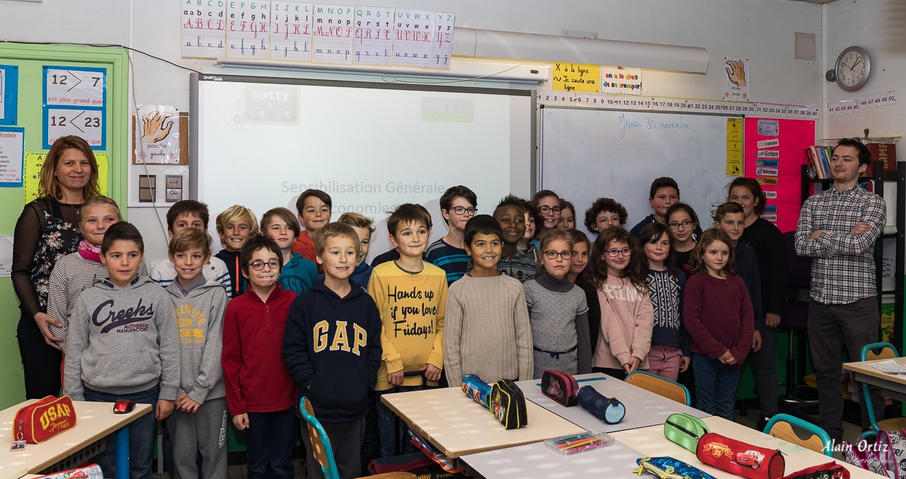 Sensibilisation aux économies d’eau et d’énergie à l’école élémentaire publique Jean Alloiteau de Vinça