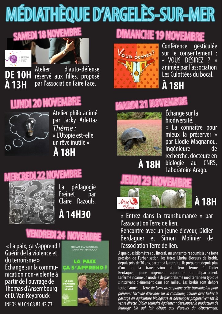 alberes-cote-vermeille-illiberis-la-programmation-des-mediatheques-du-13-au-18-novembre