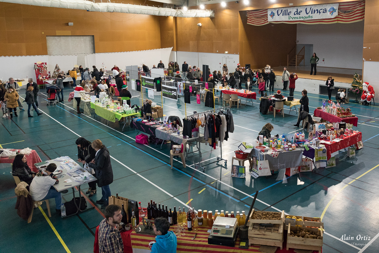 Premier marché de Noël à Vinça
