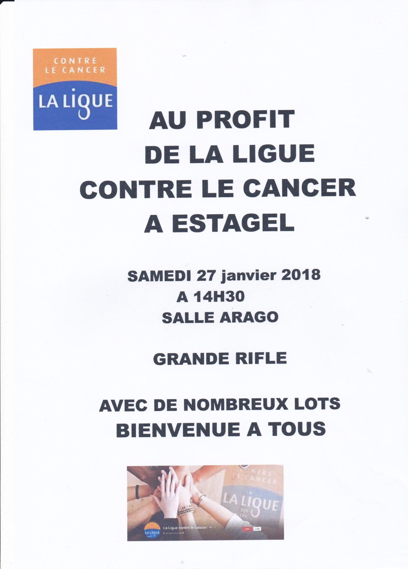Estagel : la ligue contre le cancer organise sa rifle
