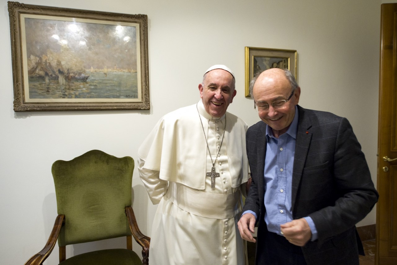 le-prix-spiritualites-daujourdhui-2018-decerne-au-pape-francois-dominique-wolton-et-christiane-rance