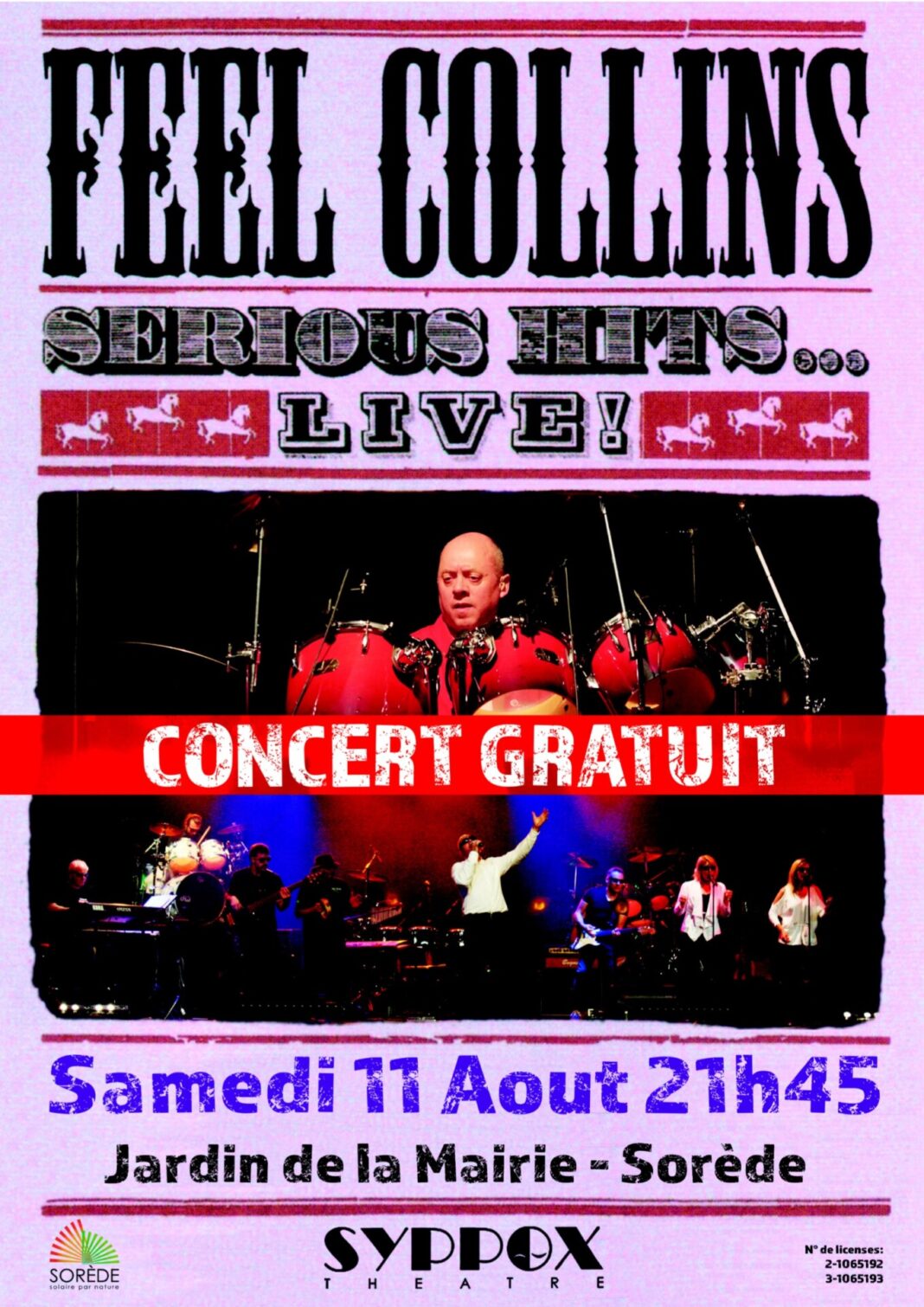 affiche A3 FEEL COLLINS