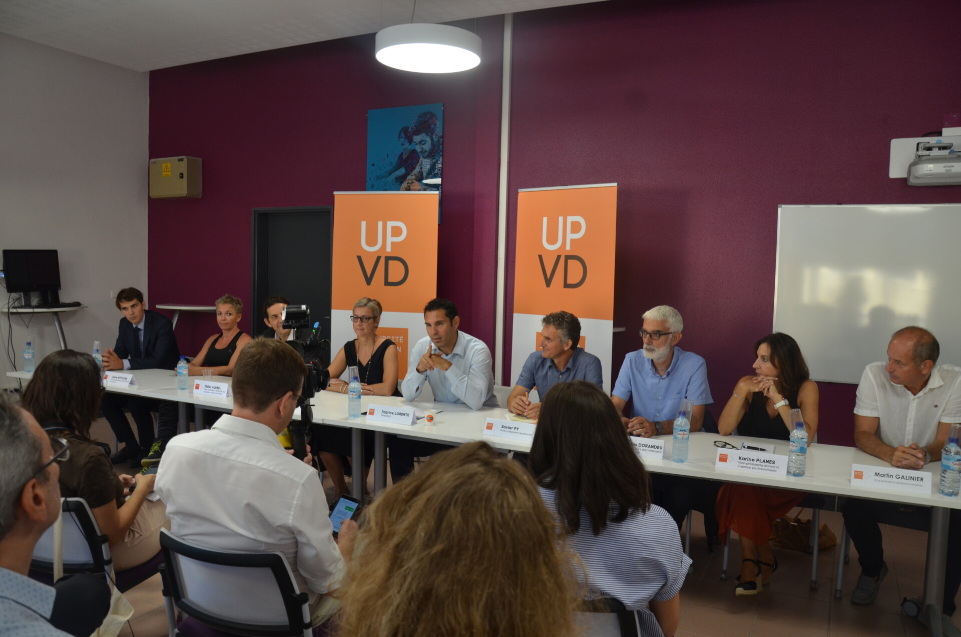 Conférence de presse UPVD 2