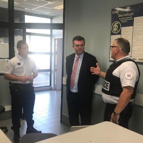 communiqué de presse de Romain Grau concernant l'augmentation des effectifs de la Police aux Frontières
