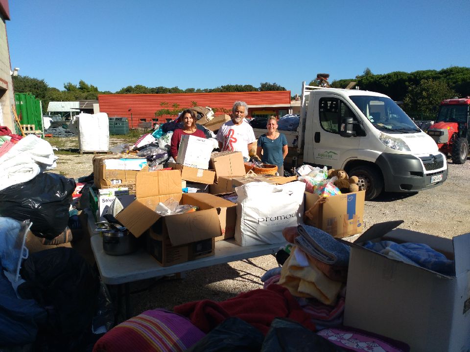 La Mairie de Sorède remercie la population qui s’est portée solidaire à la collecte destinée aux habitants du département de l’Aude sinistrés par les inondations