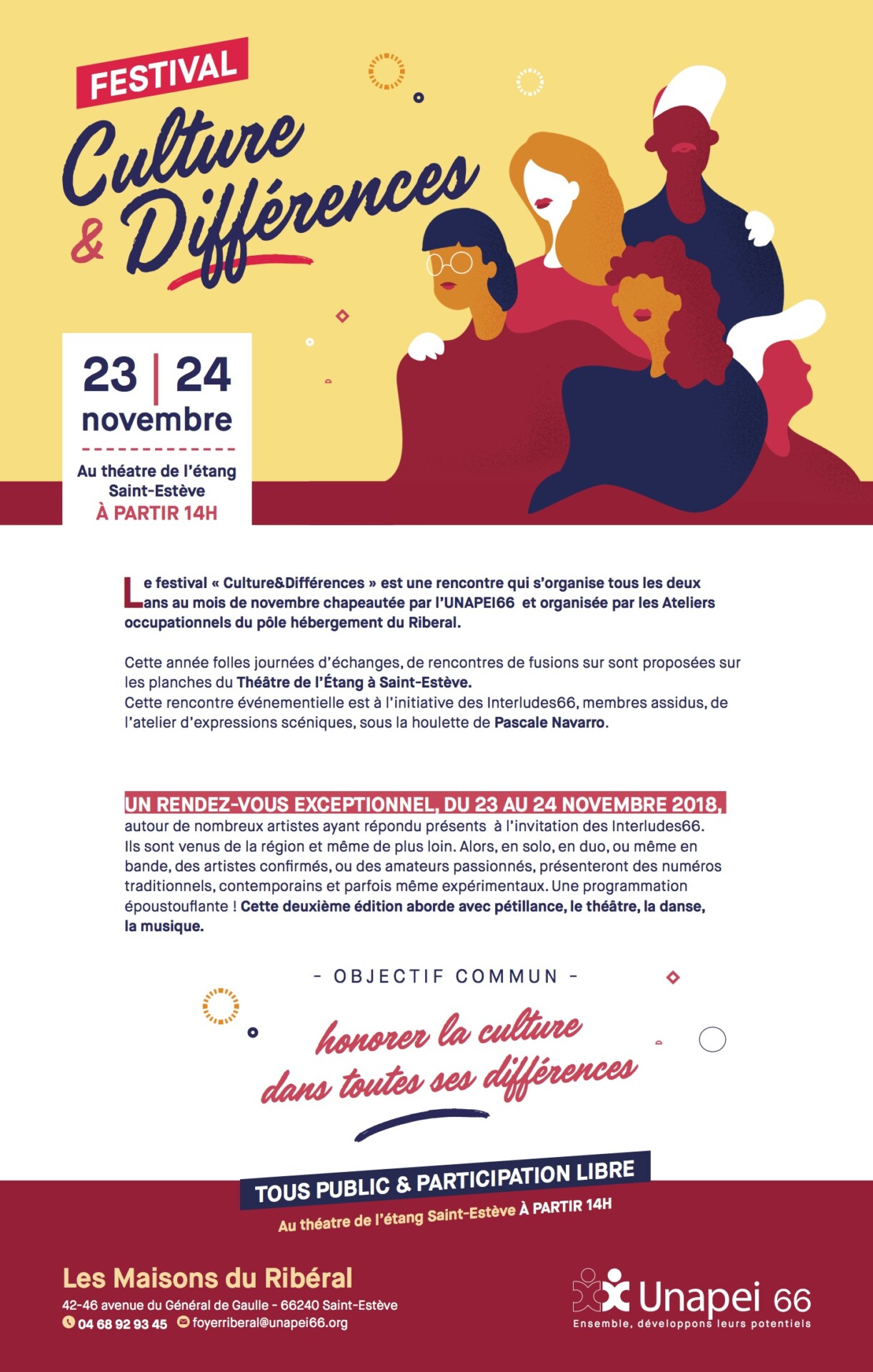 Festival Culture et Différences qui aura lieu à Saint Estève