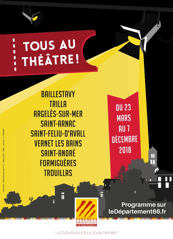 Organisé par la Département 66 « Tous au théâtre » à Saint André