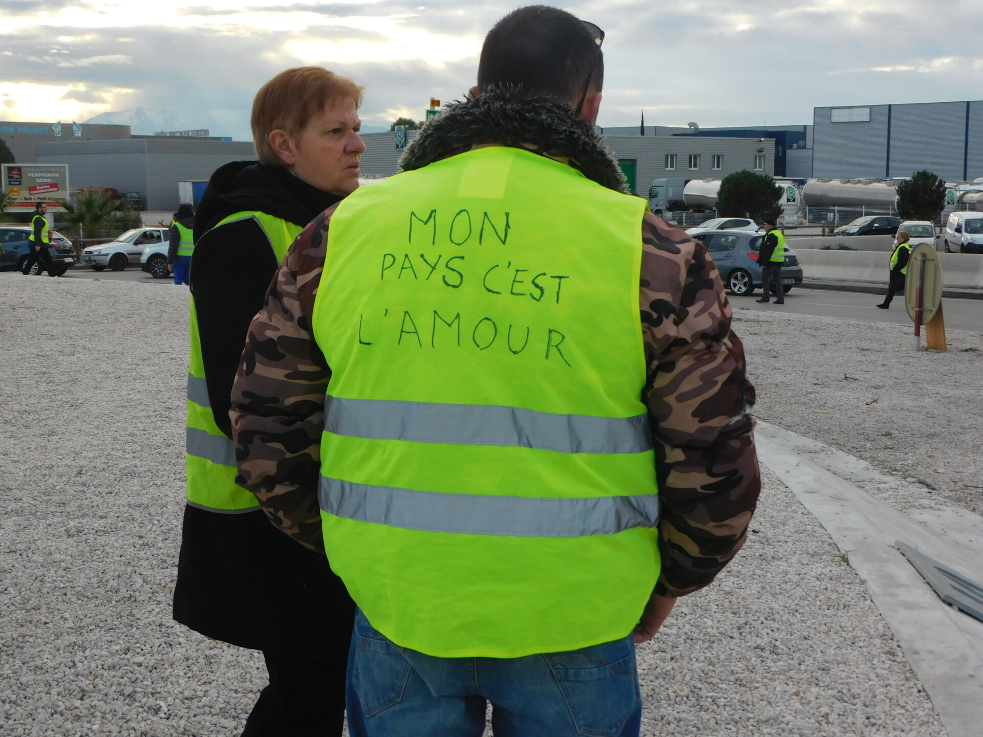 Estagel/ Gilets jaunes : malgré la pluie, ils ne renoncent pas
