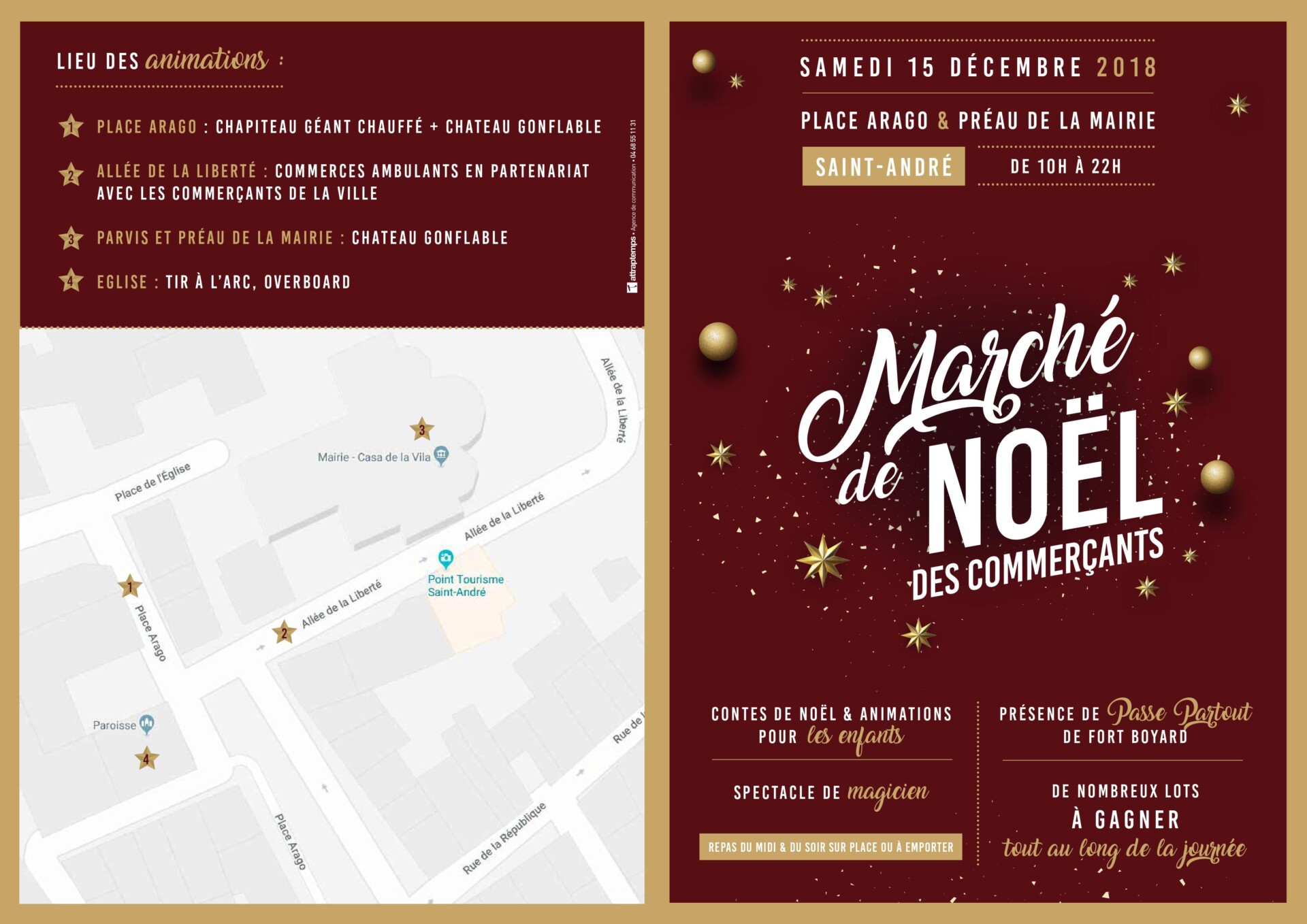Le 15 décembre 2018 marché de Noël à Saint André