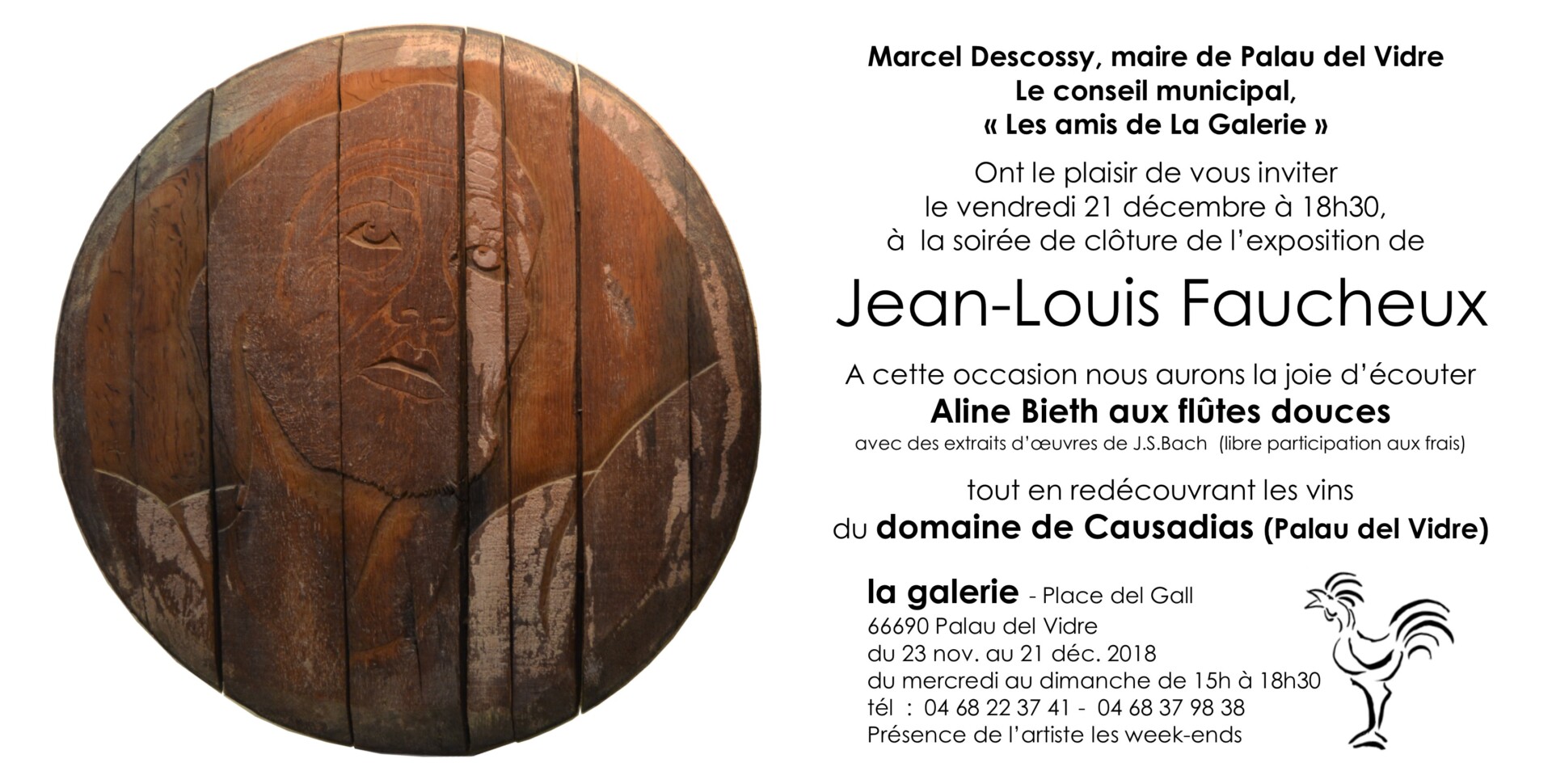 Clôture de l’exposition de Jean-Louis Faucheux à Palau del Vidre