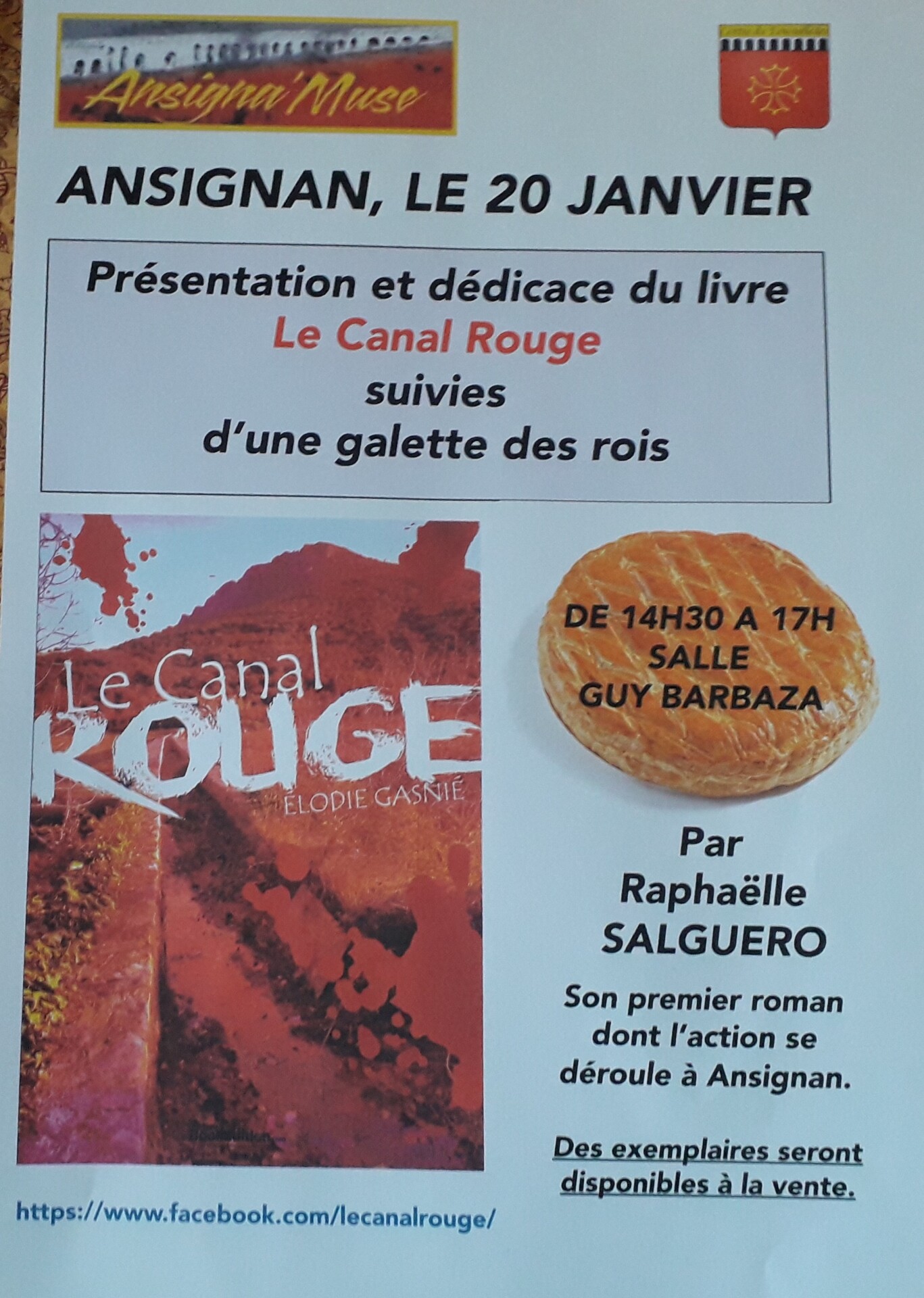 Ansignan/ Le canal rouge : par Raphaëlle Salguero