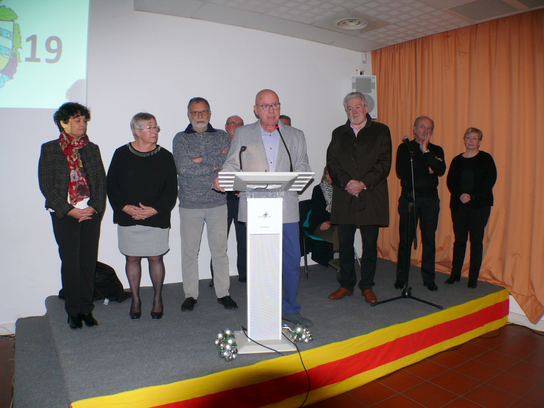 Vœux 2019 de Mme le Maire Huguette Pons et du Conseil Municipal à Montesquieu des Albères