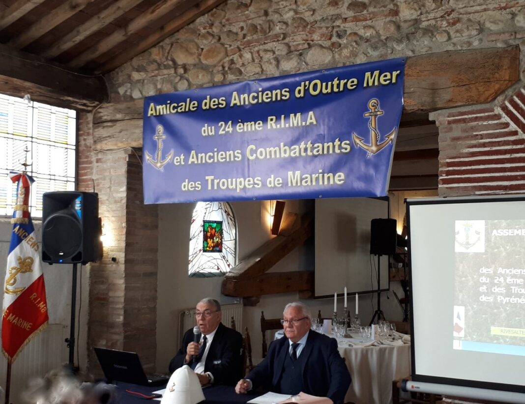 Assemblée générale de l'amicale des anciens d’outre-mer, du 24ème Rima et des Troupes de marine Assemblée générale de l'amicale des anciens d’outre-mer, du 24ème Rima et des Troupes de marineAssemblée générale de l'amicale des anciens d’outre-mer, du 24ème Rima et des Troupes de marine