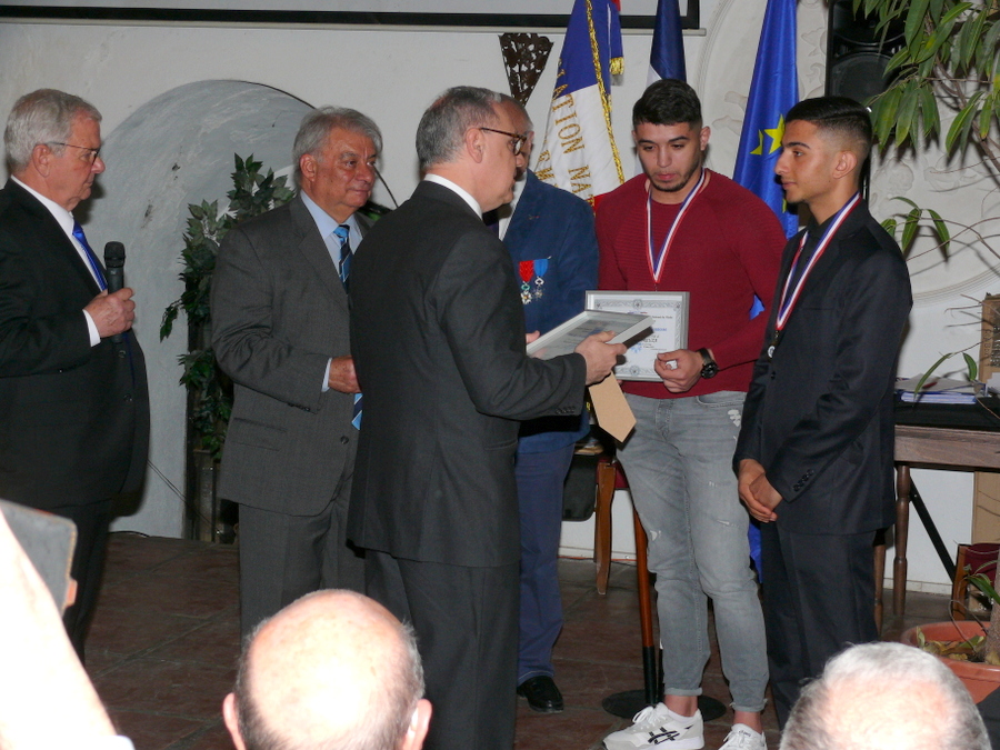 Prix du Civisme Départemental 2019 de l’ANMONM66  attribué à deux jeunes lycéens