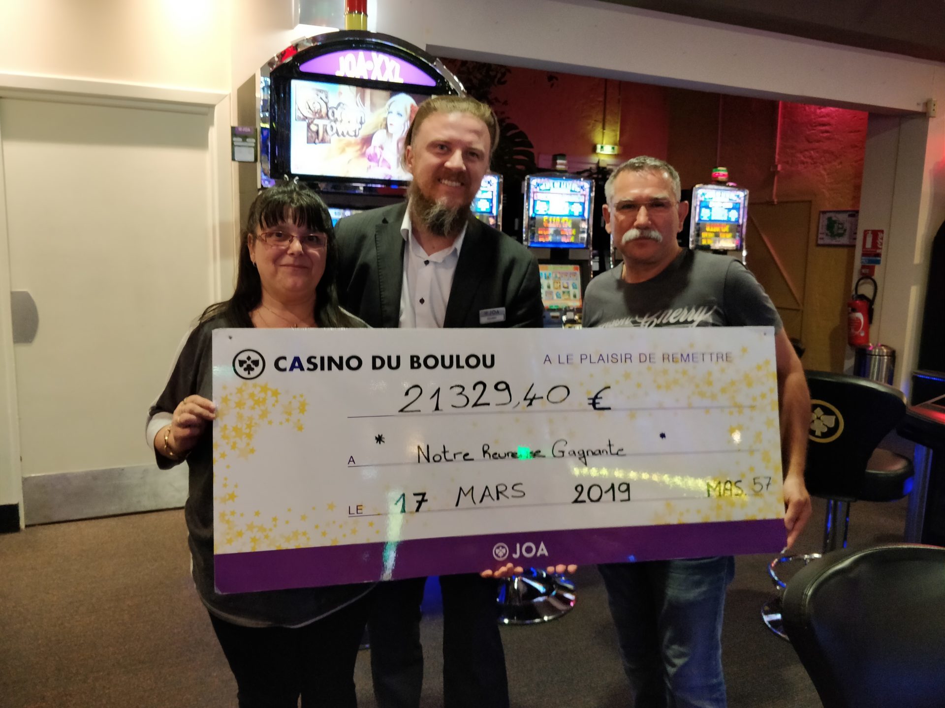 plus de 21 000 € remportés au Casino JOA du Boulou