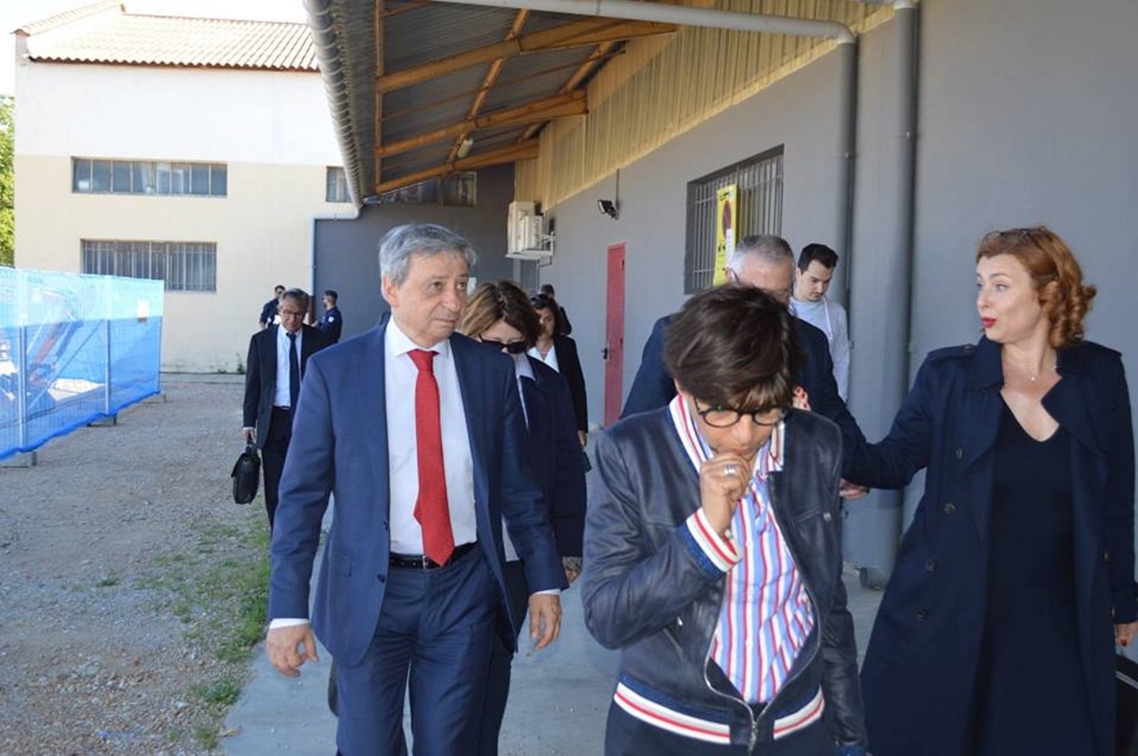 Visite du Préfet au Soler